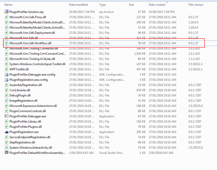 CRM 2016 Plugin Reg Tool
