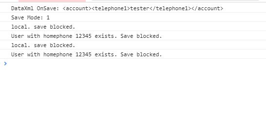 Console Log Save Blocked