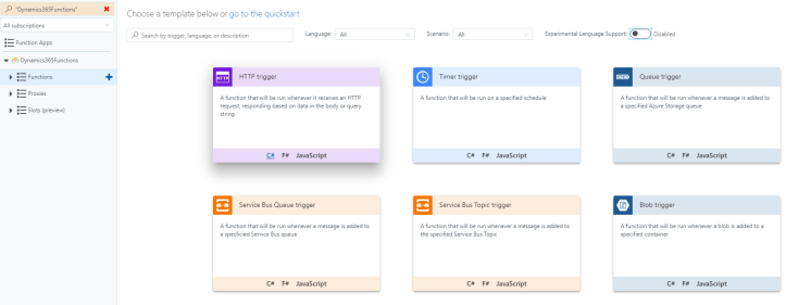 Functions Http Trigger
