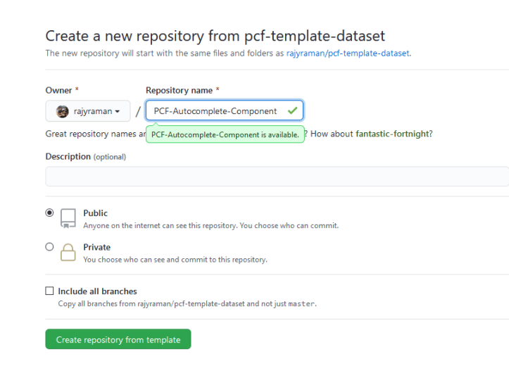 Quickly scaffolding out your new PCF Component in GitHub – Dreaming in ...