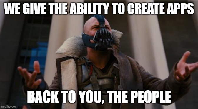 Screenshot of Bane's speech