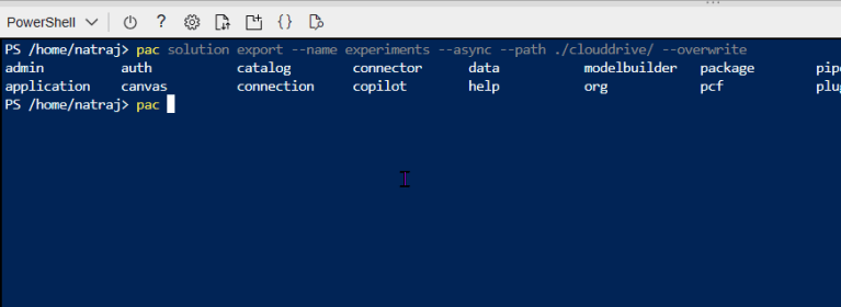 Running Power Platform CLI in Azure Cloud Shell – Dreaming in CRM ...